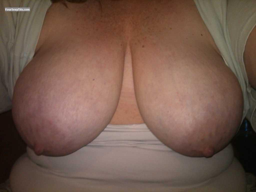 Tit Flash: My Big Tits (Selfie) - CarrieR from United States